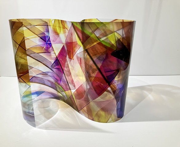 Light folding, remembering how to curve (s curve)