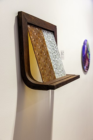 John Storey Oceanic & Muranese (Florentine) Arrangement, 1903 2026 Hand cut heritage glass, oak 16” x 15” x7”