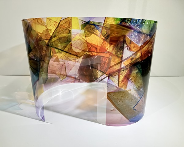 Light folding, remembering how to curve (open circle)