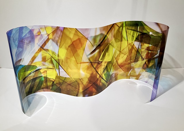 Light folding, remembering how to curve (ripple)