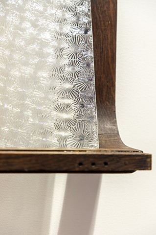 John Storey Oceanic & Muranese (Florentine) Arrangement, 1903 2026 Hand cut heritage glass, oak 16” x 15” x7”