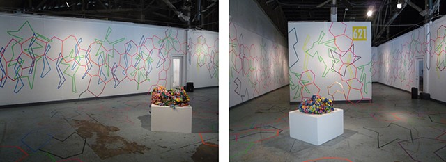 #lineshapecolor 

Drawing Installation at 621 Gallery, Tallahassee, FL