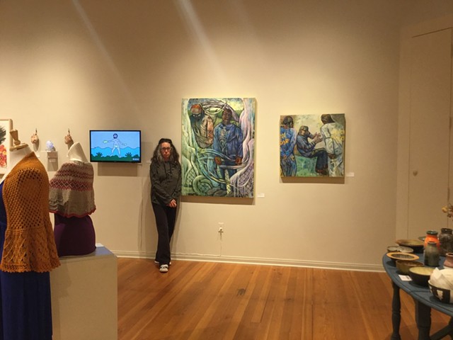 Paintings at the MGMA, January 2019.