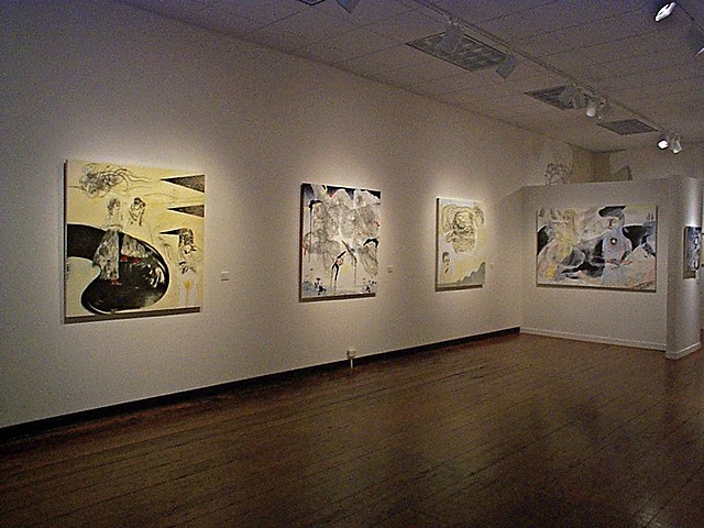 "Glamour Wood" a solo exhibition at the HSU First Street Gallery, 2003. 