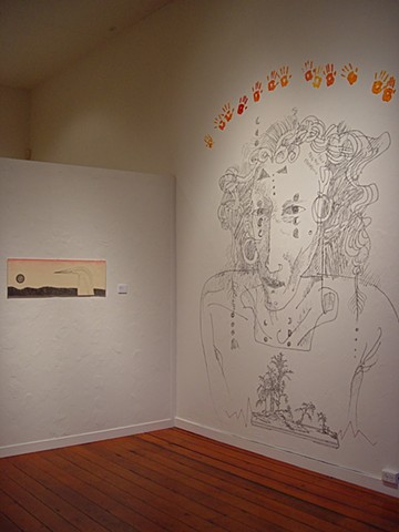 site-specific wall drawing by Julie McNiel