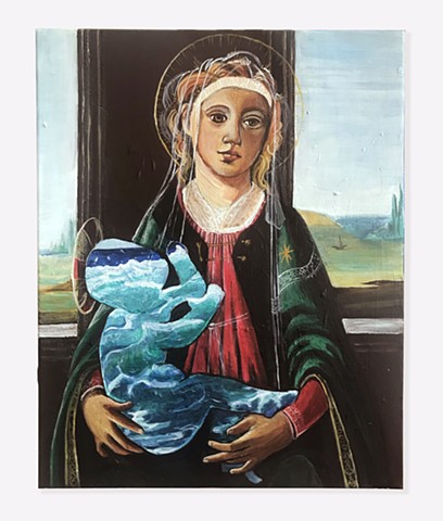 Madonna of the Waves after Botticelli
