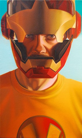 Self Portrait as Tony Stark as Iron Man