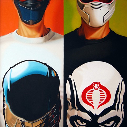 Self Portrait as Snake Eyes and Storm Shadow