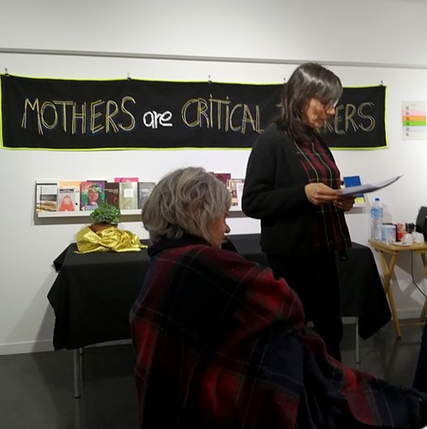 Photographer and embroiderer Tatiana Donoso reads her poems.
