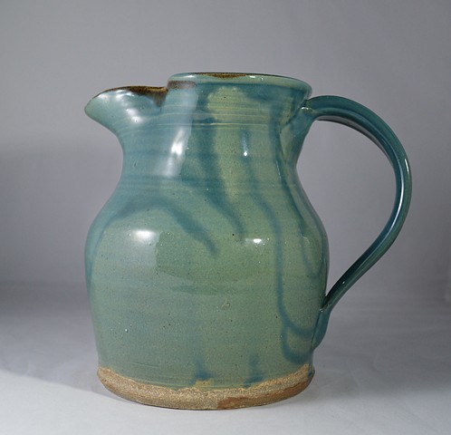 SMALL BLUE GREEN PITCHER