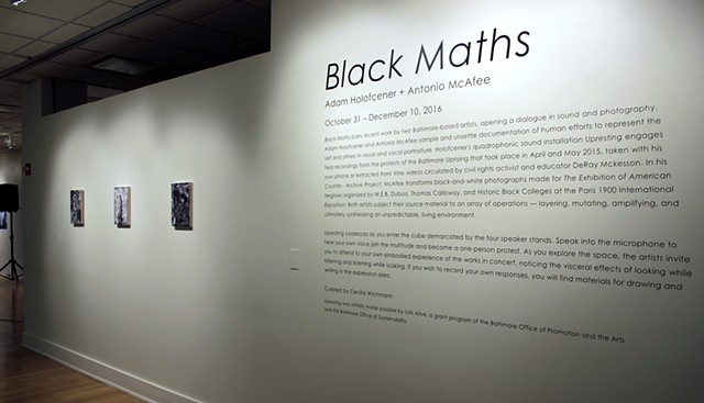 Black Maths (University of Maryland, College Park, Stamp Gallery (2016))