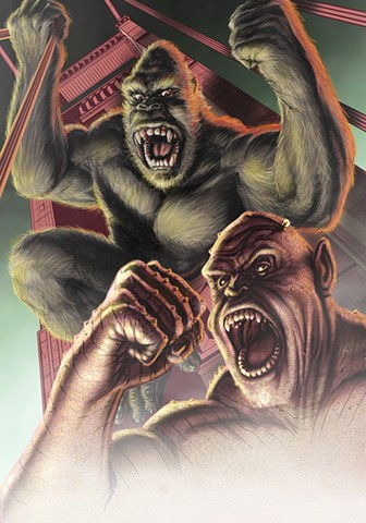King Kong vs Frankenstein Prometheus Gingko