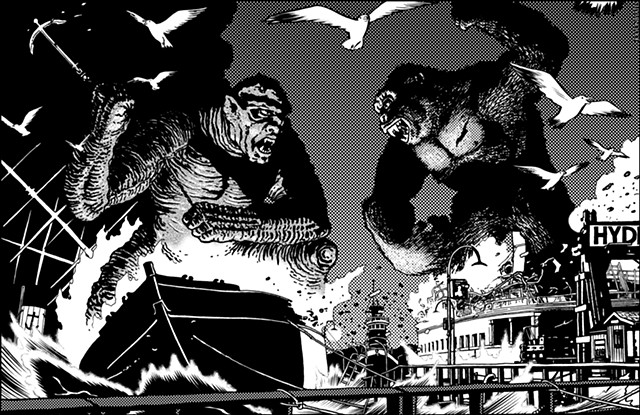 King Kong versus Prometheus Frankenstein for G Fan
