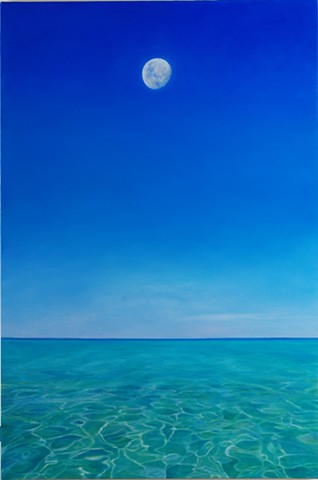 Gulf Moon, 2008, Oil on canvas, 36" x 24"
