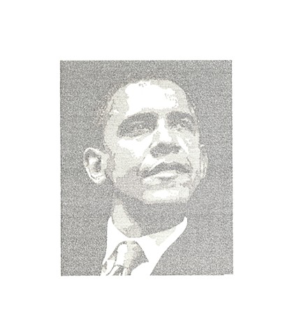 President Barack Obama portrait Emancipation Proclamation