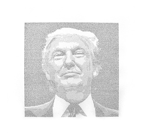 A Man is as Good as His Word (Portrait of Donald Trump)
