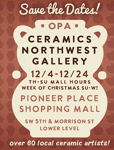 Ceramics Northwest: a Popup Gallery