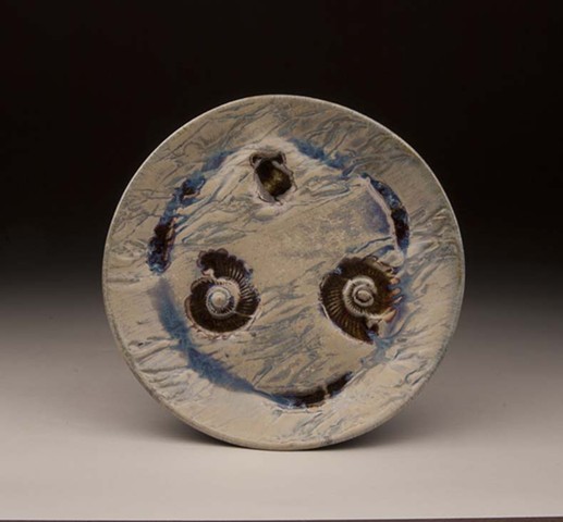 ceramic clay glass fossil plate dinnerware