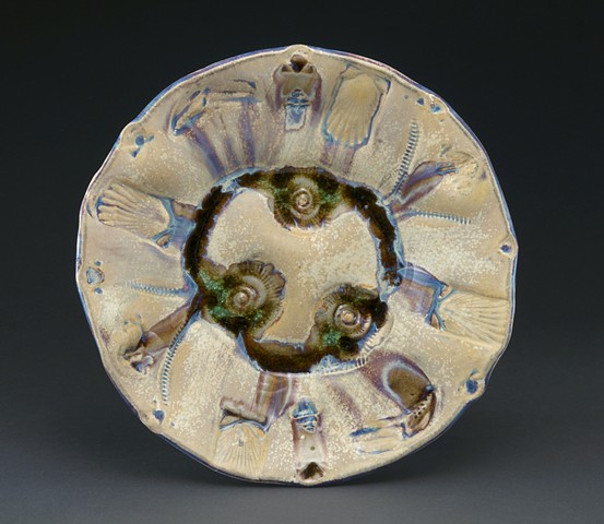 ceramic clay glass fossil tray dinnerware