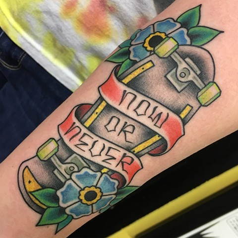 skateboard tattoo, Tad Peyton tattoo, Jinx Proof Tattoo, Washington D.C. tattoo, Absolute Art Tattoo, Richmond Va tattoo
