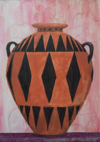 Red And Black Amphora