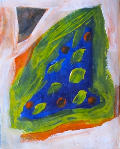 Untitled, Green Dots