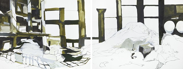 Factory (diptych)