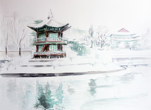 Temple in Winter