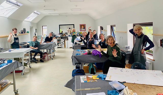 IRELAND, Mulranny - Visual Language of Encaustic - Essence of Mulranny Studios