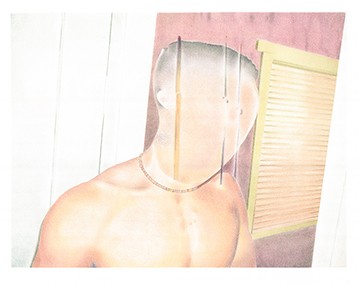 jaime cortez art male figurative gay colored pencil photorealistic