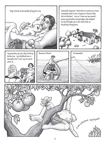 Page 3 of the graphic novel "Sexile"