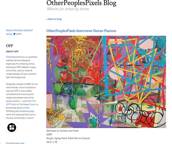 Recent Interview on OtherPeoplesPixels Blog