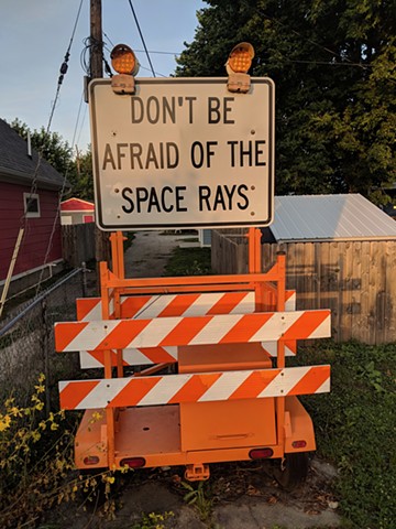 Space RaysOrange Street, Fountain Square- Indianapolis