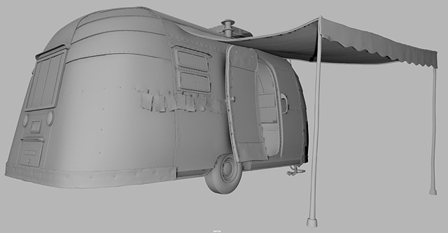 Camper stylized shapes and added tertiary detail