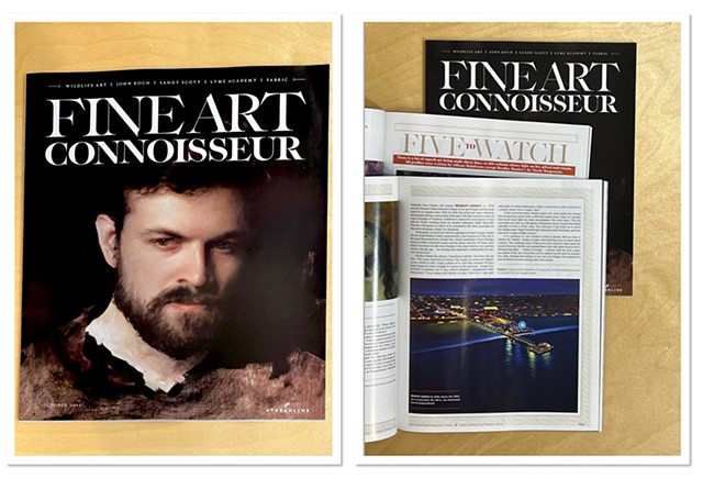 Five to Watch - Bradley Hankey in Fine Art Connoisseur Magazine