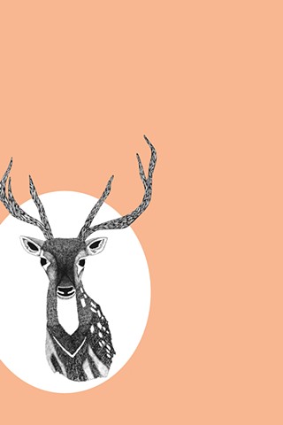 Peach Deer II, The Hunting Party Series by Dani Green