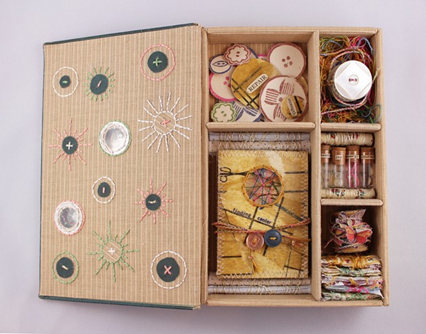 Fabrics and Dress Sewing Meditation Box (with Finding Center book) Video