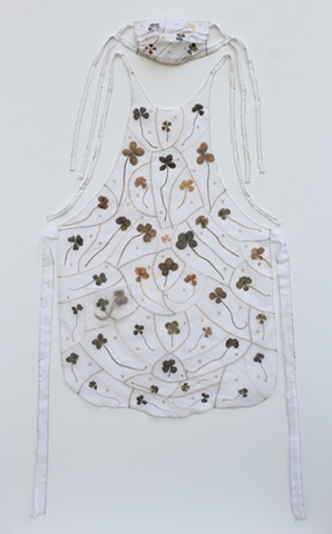 Four Leaf Clover Protector Apron and Mask by Lesley Patterson-Marx