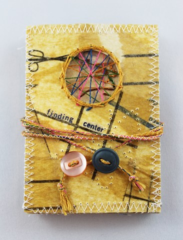 Finding Center Book (part of Fabrics and Dress Sewing Meditation Box)