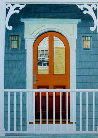 Varnished Door