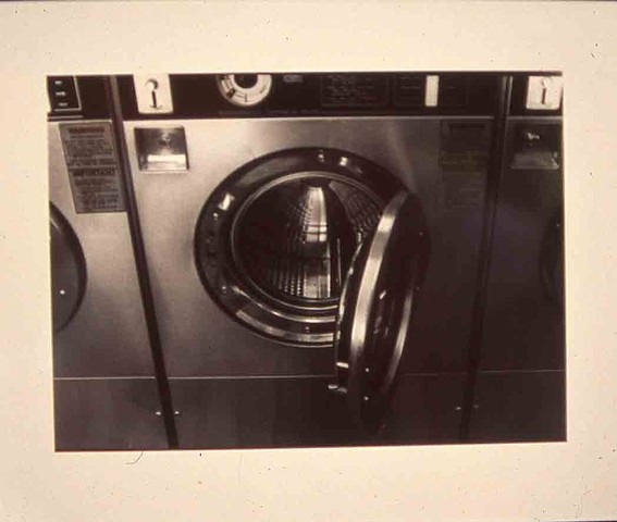 Black and White Photographic Print Laundry Man Series#1