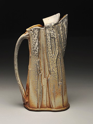 Pottery Ceramics Wood fired Pitcher