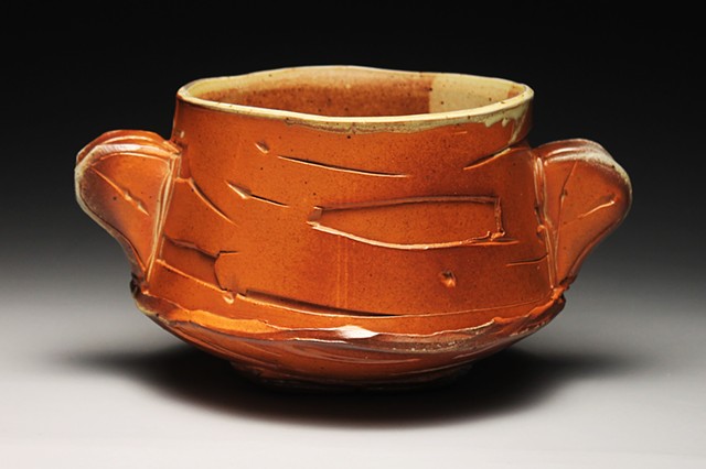 Pottery Ceramics Wood fired Bowl Handmade Craft