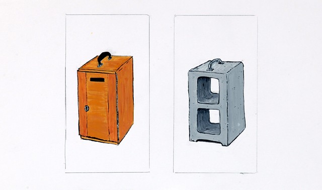 Object drawing (box and box)
