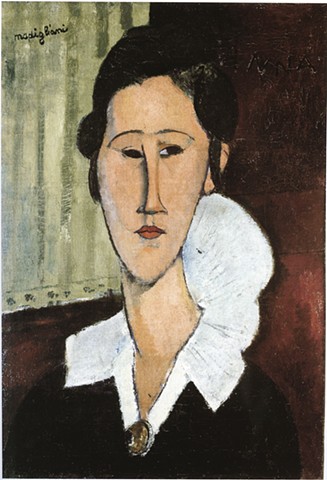 Portrait of Anna Zborowska by Modigliani