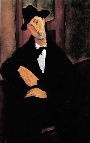 Portrait of Mario Varoglio by Modigliani