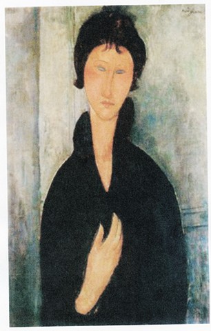 Woman with Blue Eyes by Modigliani
