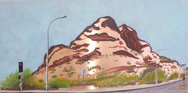 Detail- The Divide, Papago Buttes on McDowell Road (left)