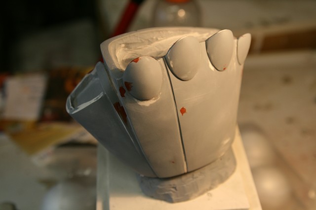 sculpting hand rough