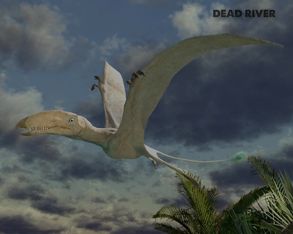 DEAD RIVER pterosaur model